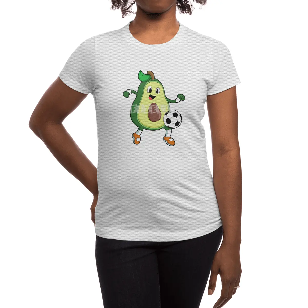 Avocado at Soccer Sports Spor T-Shirt