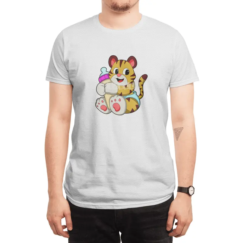 Baby tiger with Bottle Spor T-Shirt