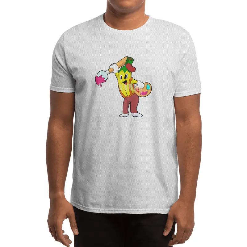 Banana as Painter with Paint brush Spor T-Shirt