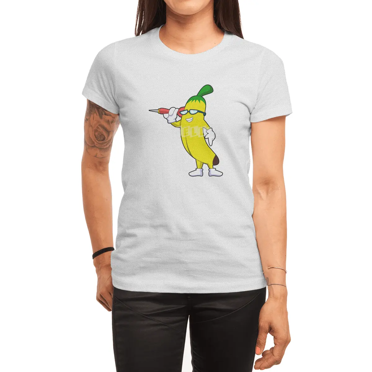 Banana at Darts with Dart Spor T-Shirt