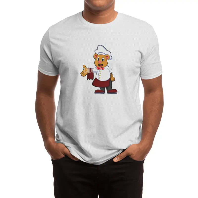 Bear as Cook with a Chef's hat Spor T-Shirt