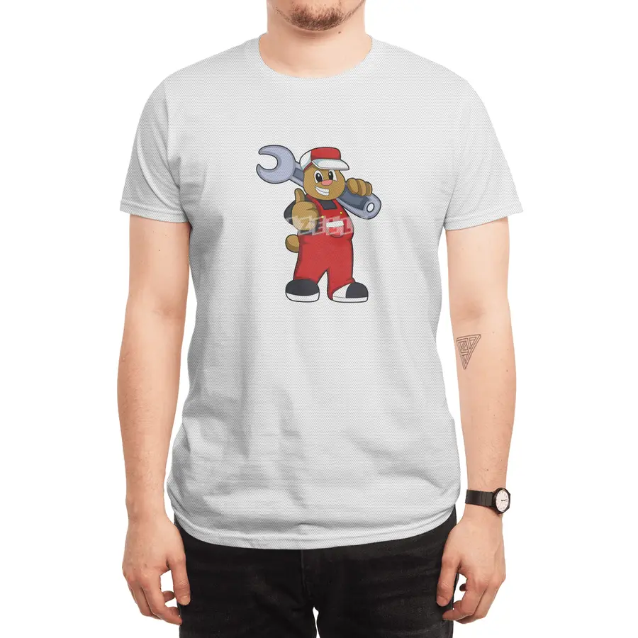 Bear as Craftsman with Tool Spor T-Shirt