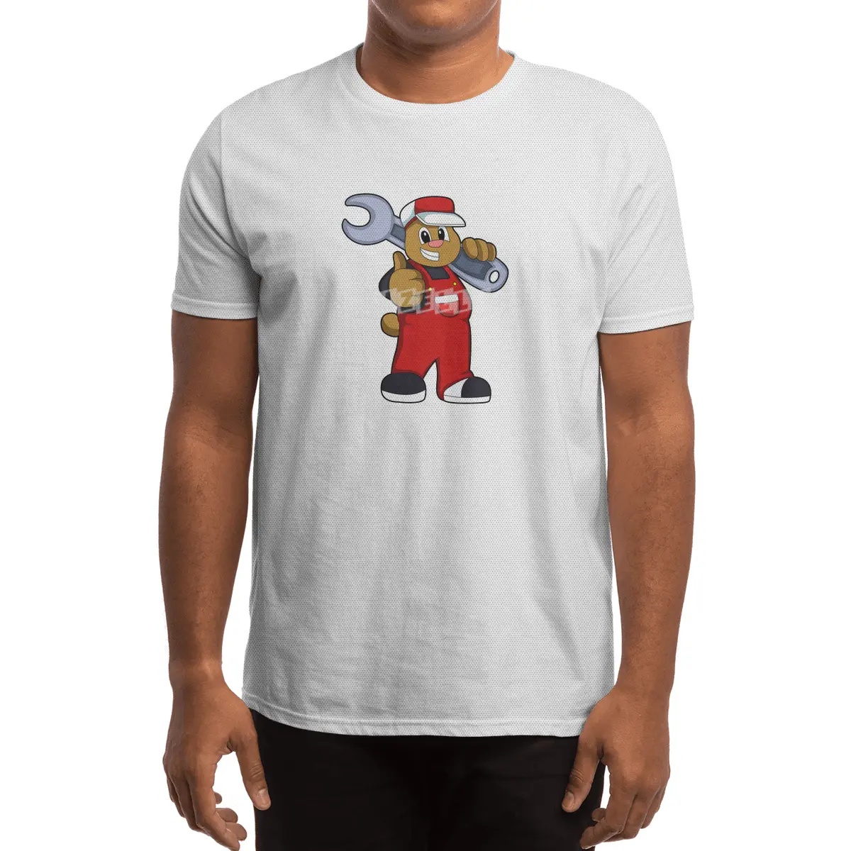 Bear as Craftsman with Tool Spor T-Shirt
