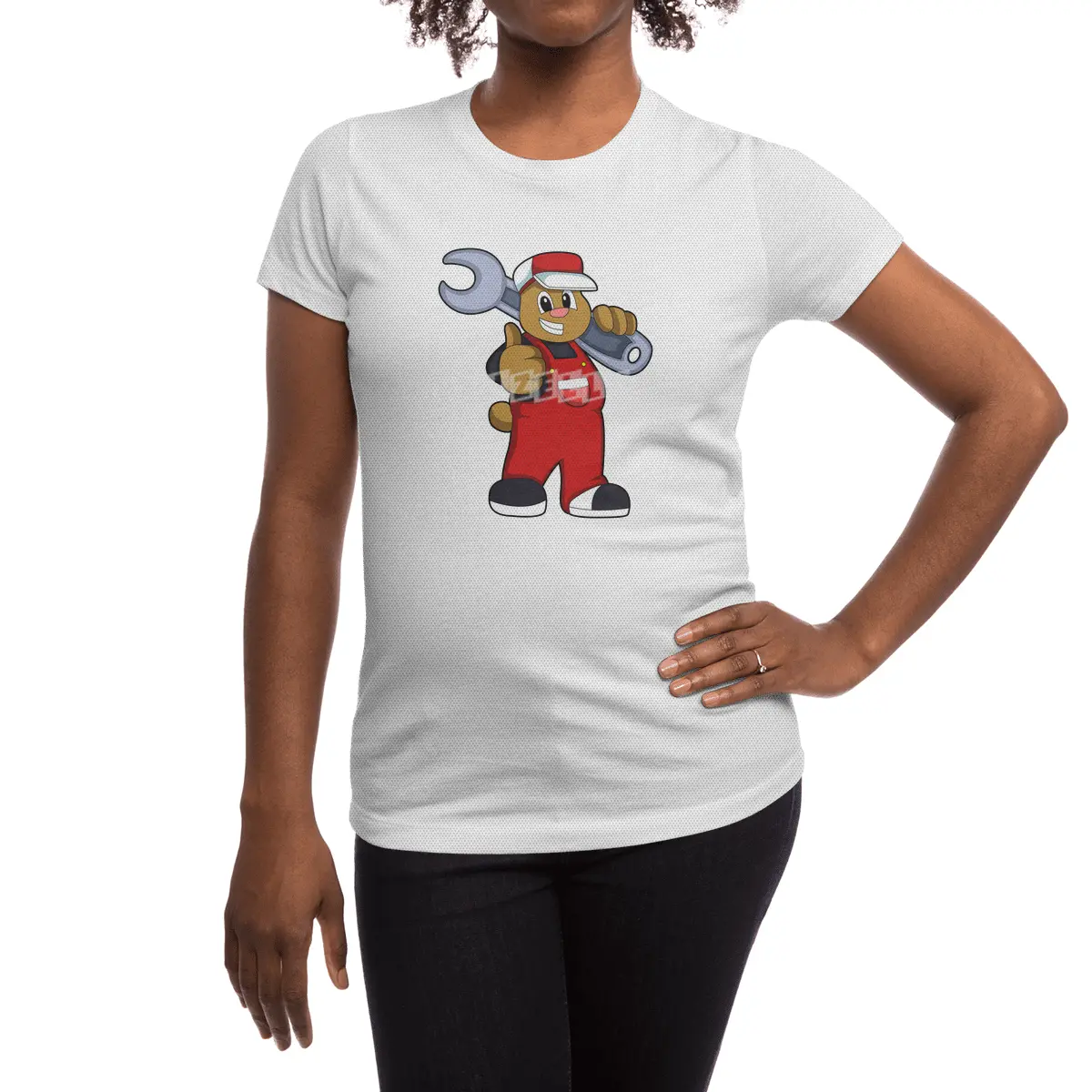 Bear as Craftsman with Tool Spor T-Shirt
