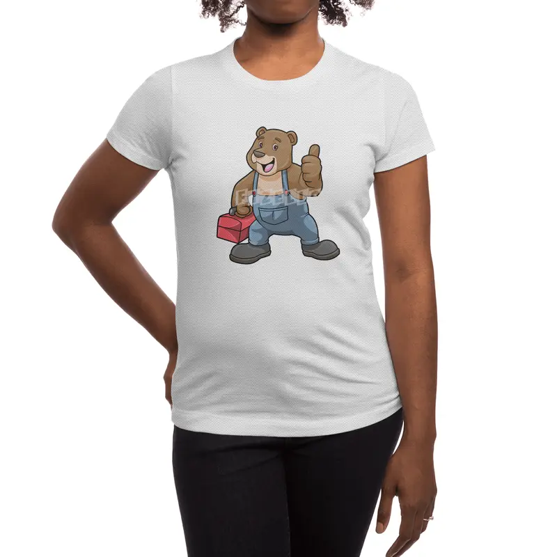 Bear as Craftsman with Tool box Spor T-Shirt