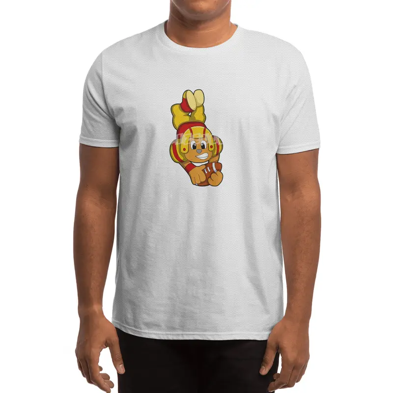 Bear at Sports with Football & Helmet Spor T-Shirt