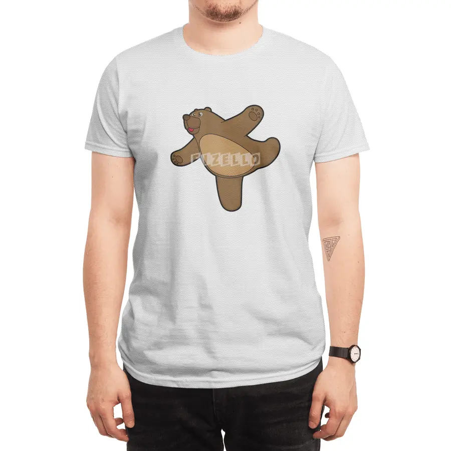 Bear at Yoga Stretching exercise Spor T-Shirt
