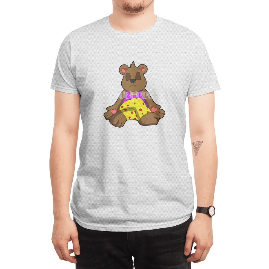 Bear at Yoga with Legs crossed Spor T-Shirt
