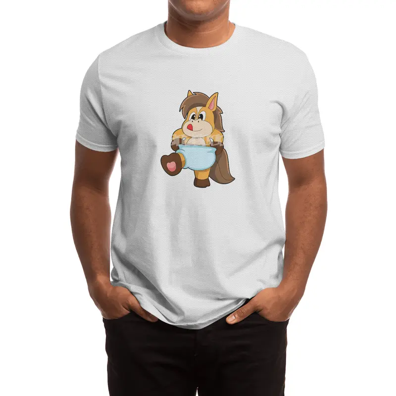 Horse as Baby with Diaper Spor T-Shirt