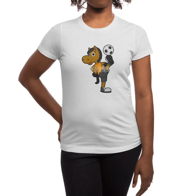Horse as Soccer player with Soccer ball Spor T-Shirt