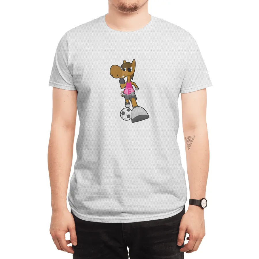Horse as Soccer player with Soccer ball Spor T-Shirt