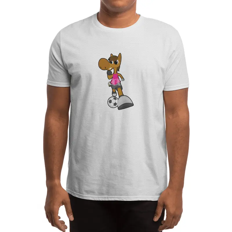 Horse as Soccer player with Soccer ball Spor T-Shirt
