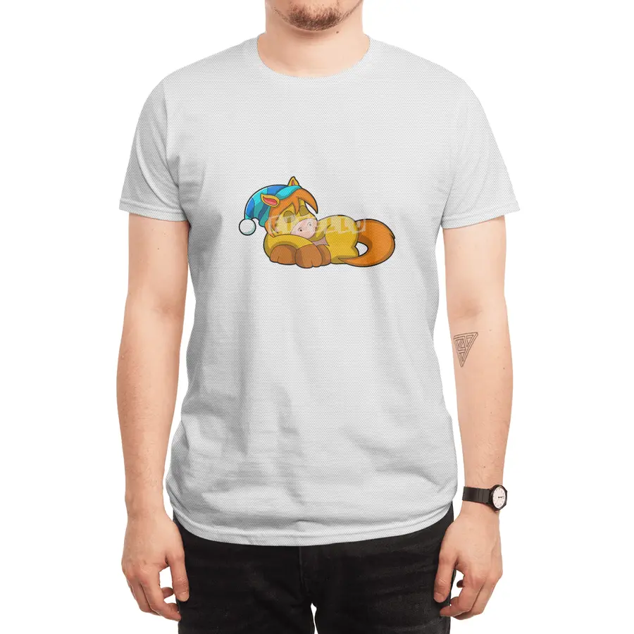 Horse at Sleeping with Sleepyhead Spor T-Shirt