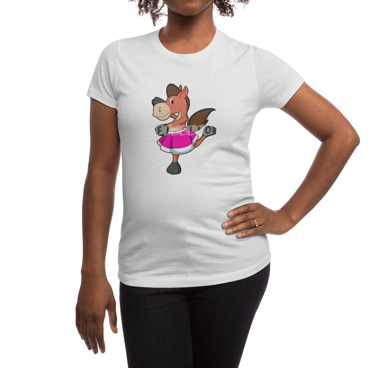 Horse Ballet Dance Spor T-Shirt