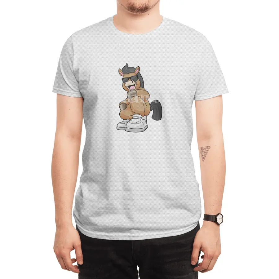 Horse with big Shoes Spor T-Shirt