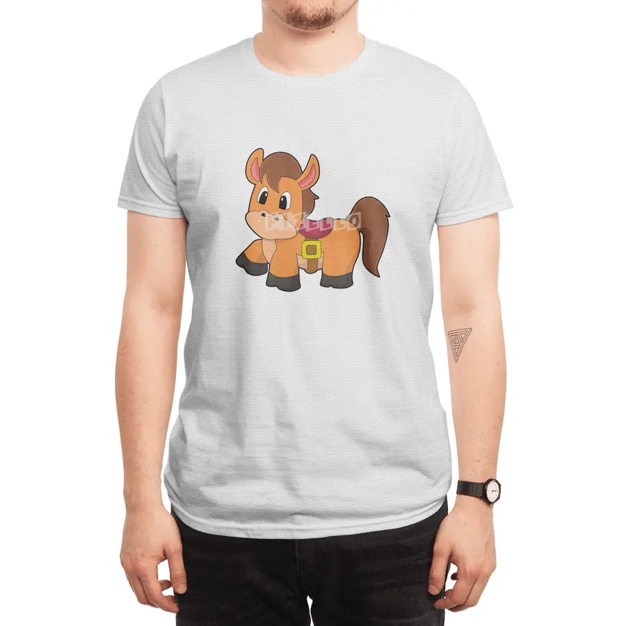 Horse with Saddle Spor T-Shirt