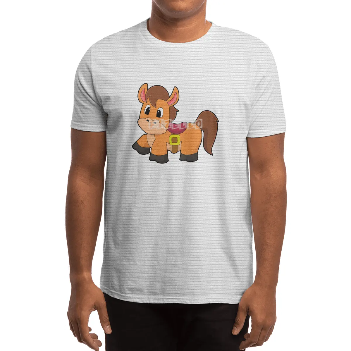 Horse with Saddle Spor T-Shirt