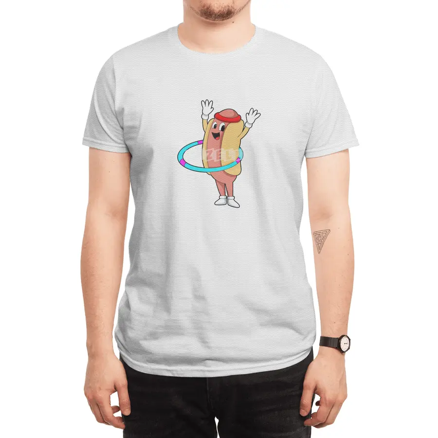 Hotdog at Fitness with Flywheel Spor T-Shirt