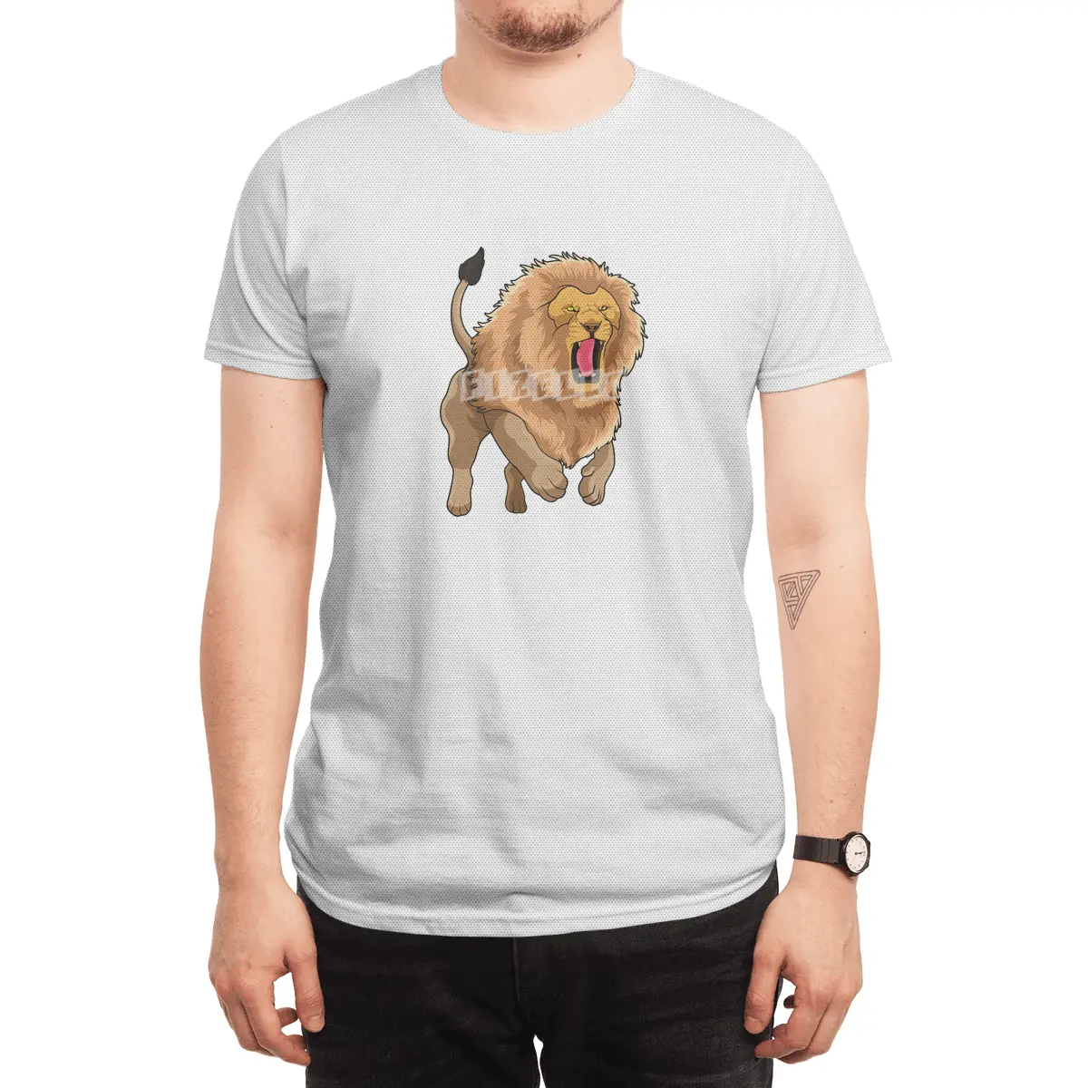 Jumping Lion Spor T-Shirt