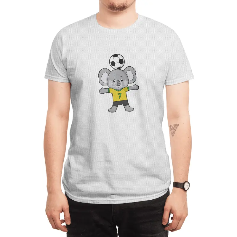 Koala as Soccer player with Soccer ball Spor T-Shirt