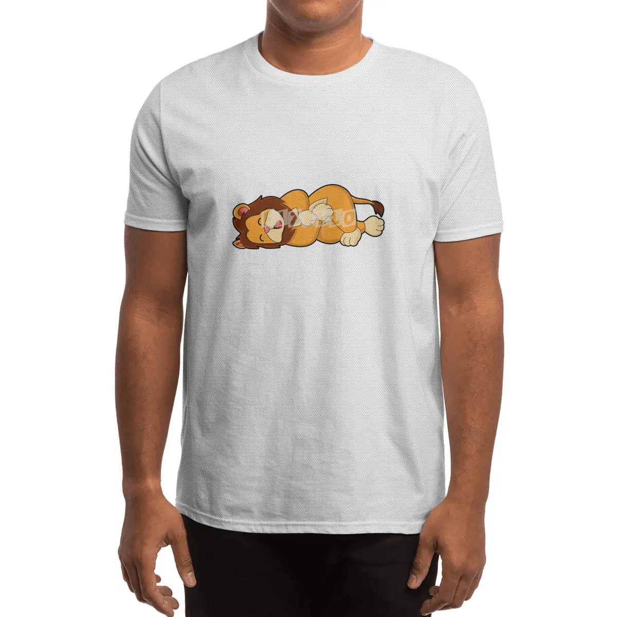 Lion at Sleeping Spor T-Shirt
