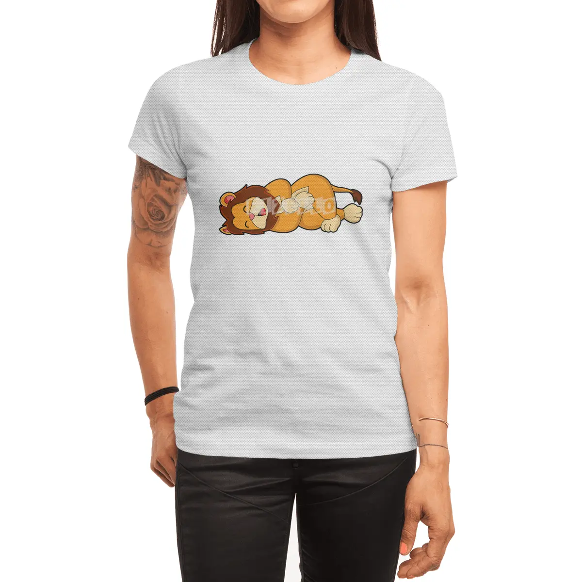Lion at Sleeping Spor T-Shirt