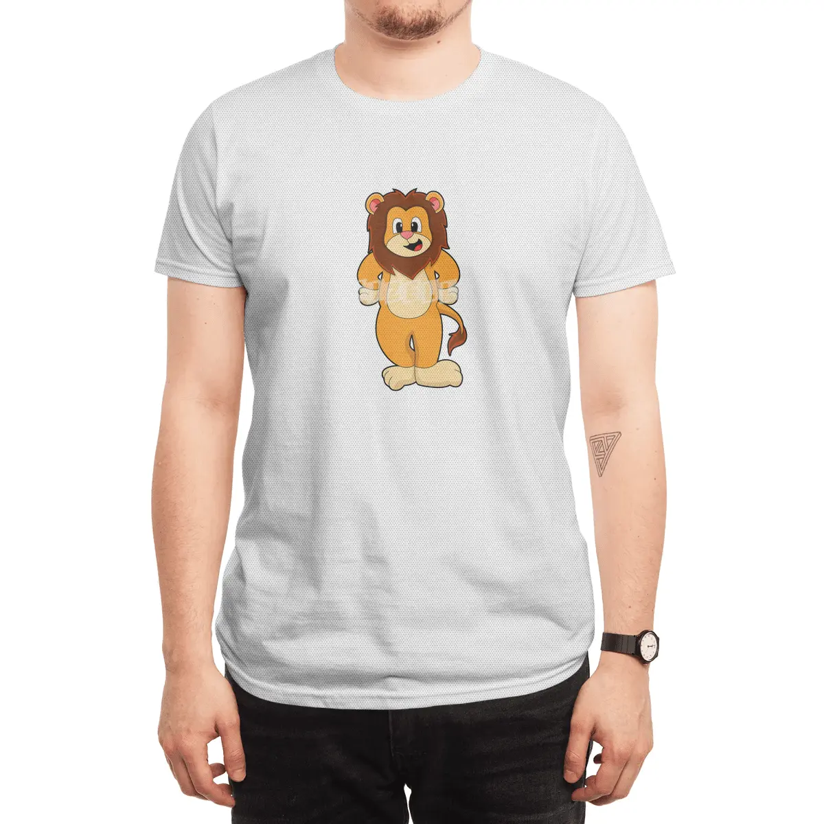 Lion standing Spor T-Shirt