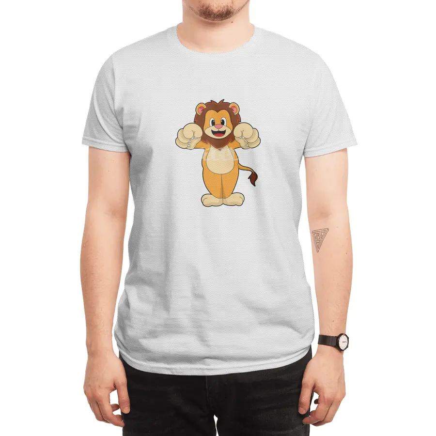 Lion with big Claws Spor T-Shirt