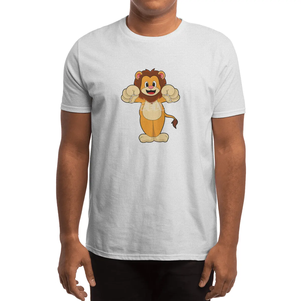 Lion with big Claws Spor T-Shirt