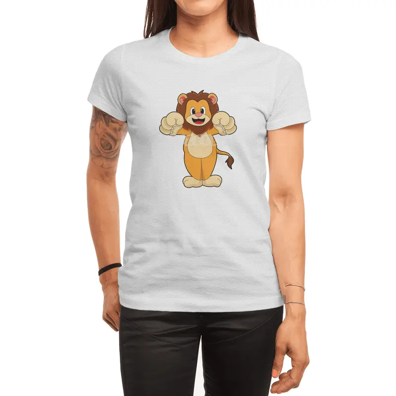 Lion with big Claws Spor T-Shirt