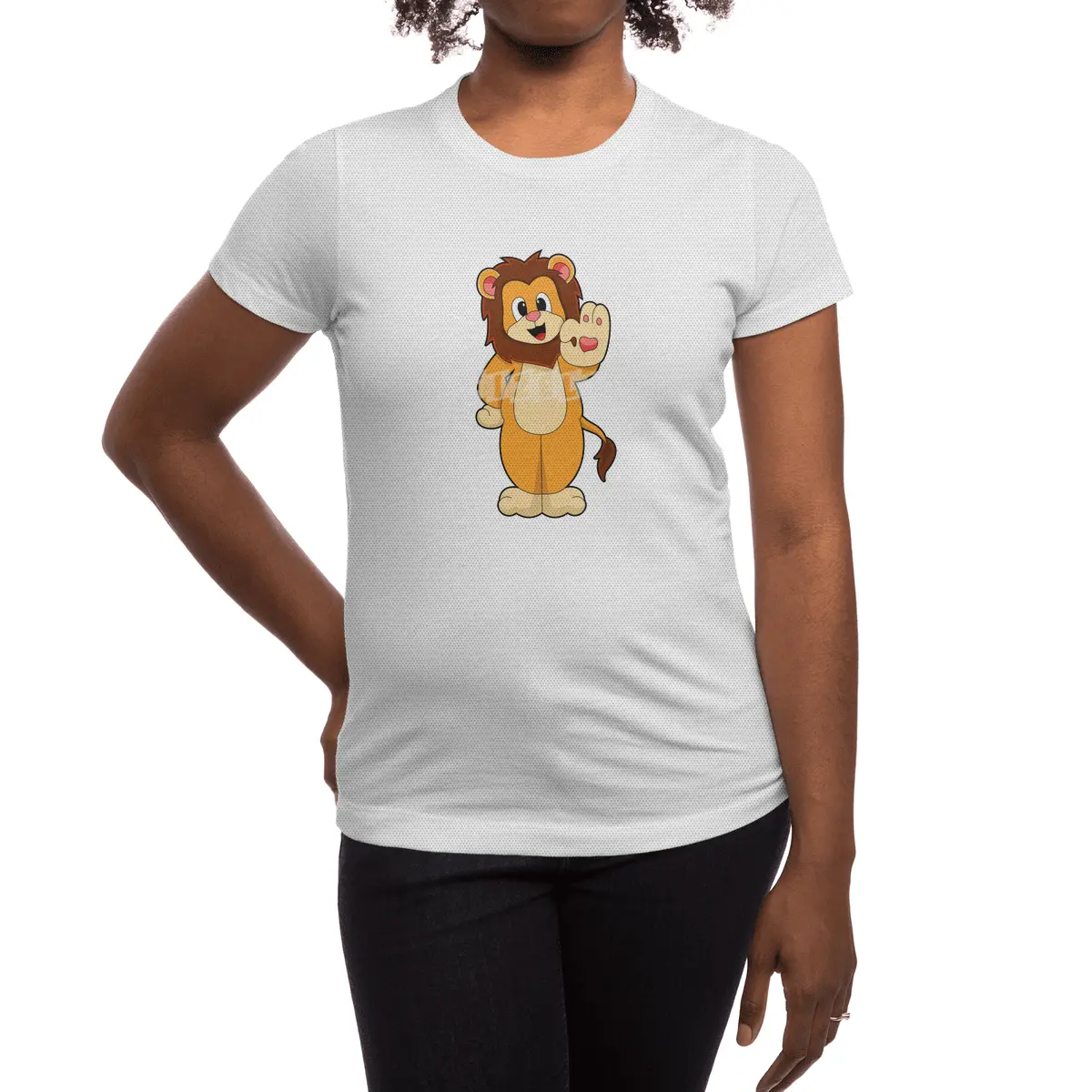 Lion with Mane Spor T-Shirt