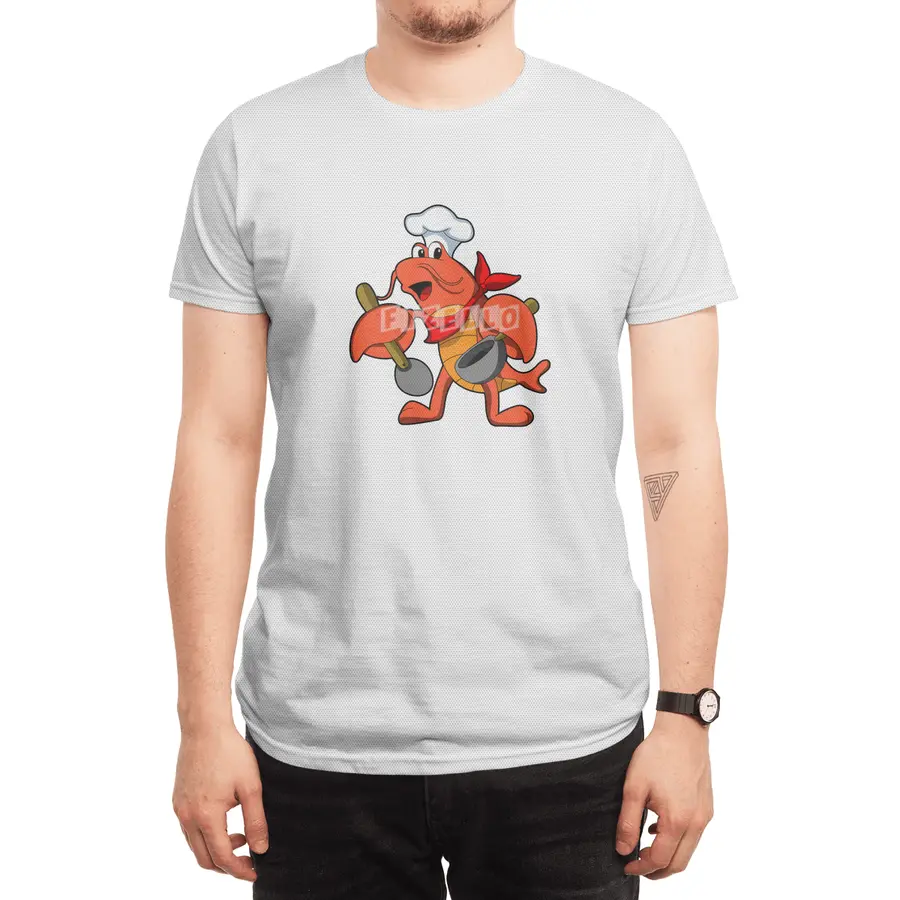Lobster as Chef with Wooden spoon Spor T-Shirt