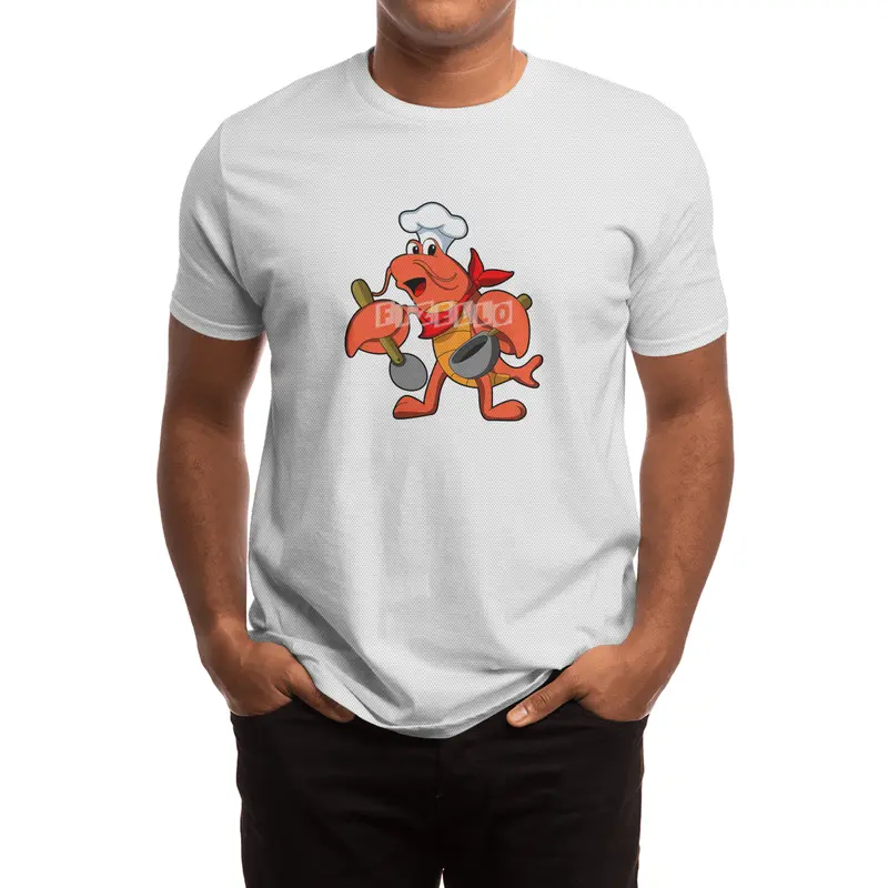 Lobster as Chef with Wooden spoon Spor T-Shirt
