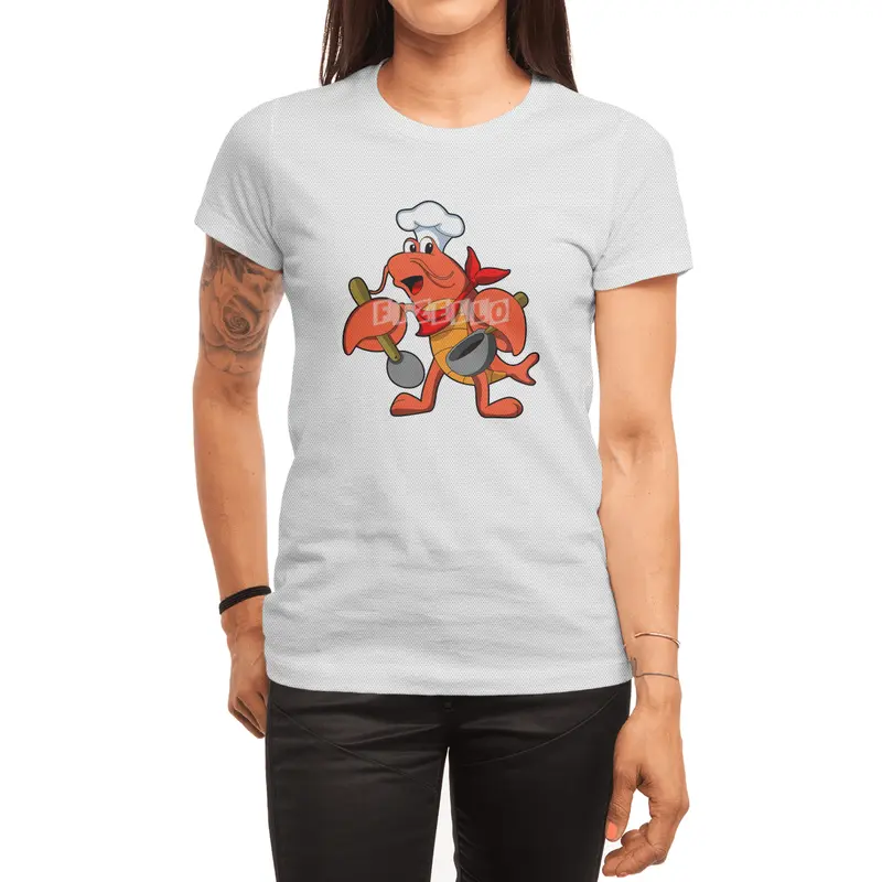 Lobster as Chef with Wooden spoon Spor T-Shirt