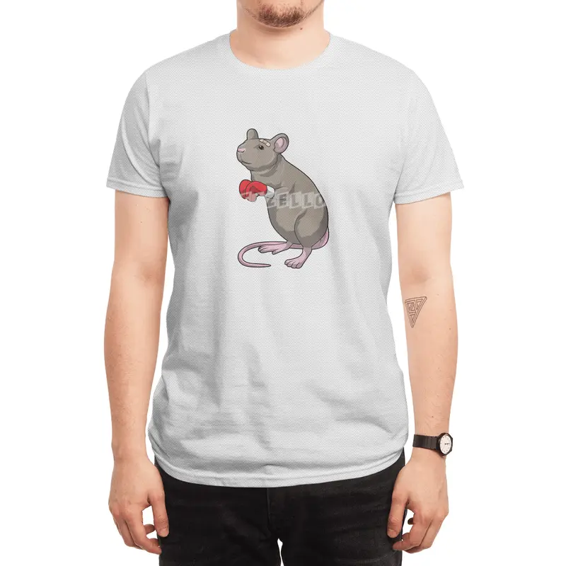 Mouse at Boxing with Boxing gloves Spor T-Shirt