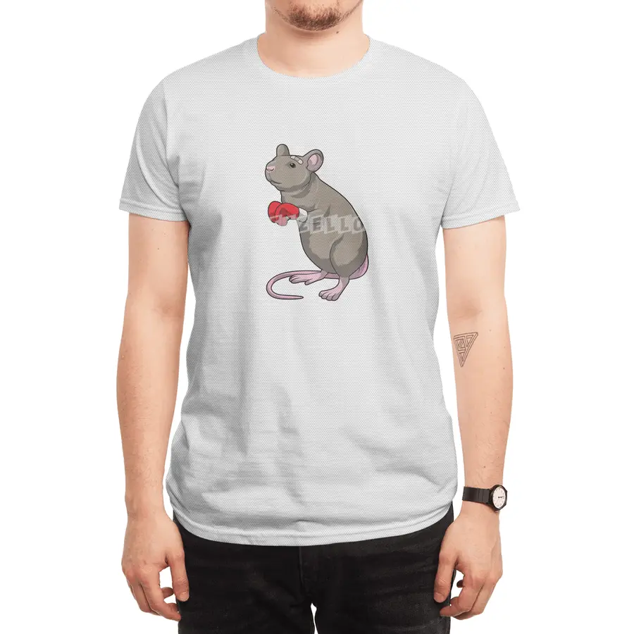 Mouse at Boxing with Boxing gloves Spor T-Shirt
