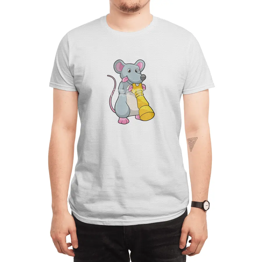 Mouse at Chess with Chess piece Pawn Spor T-Shirt