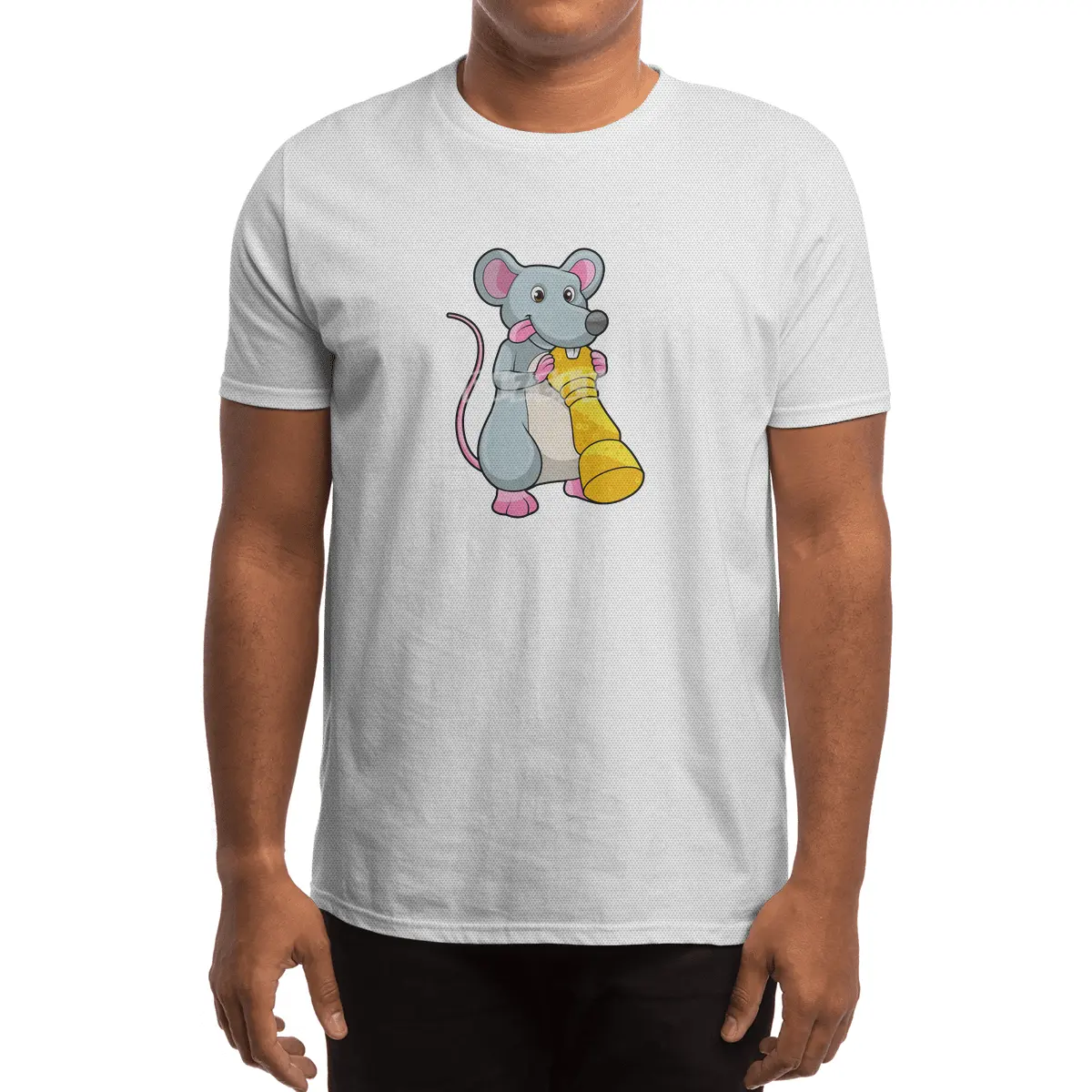 Mouse at Chess with Chess piece Pawn Spor T-Shirt