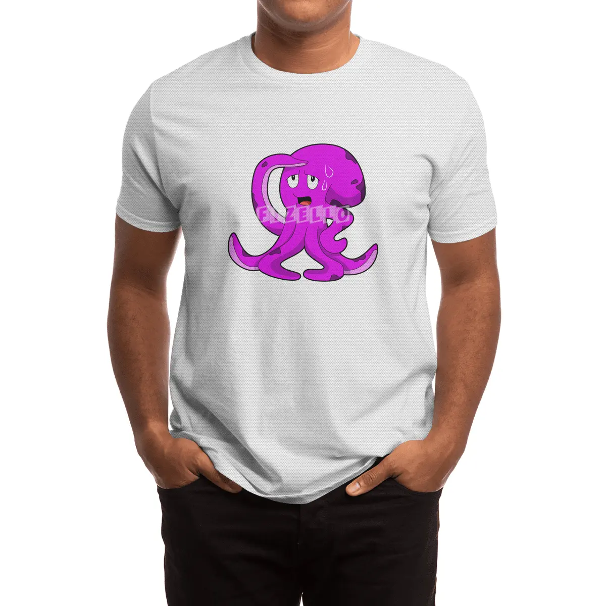 Octopus as Athlete at Sweating Spor T-Shirt