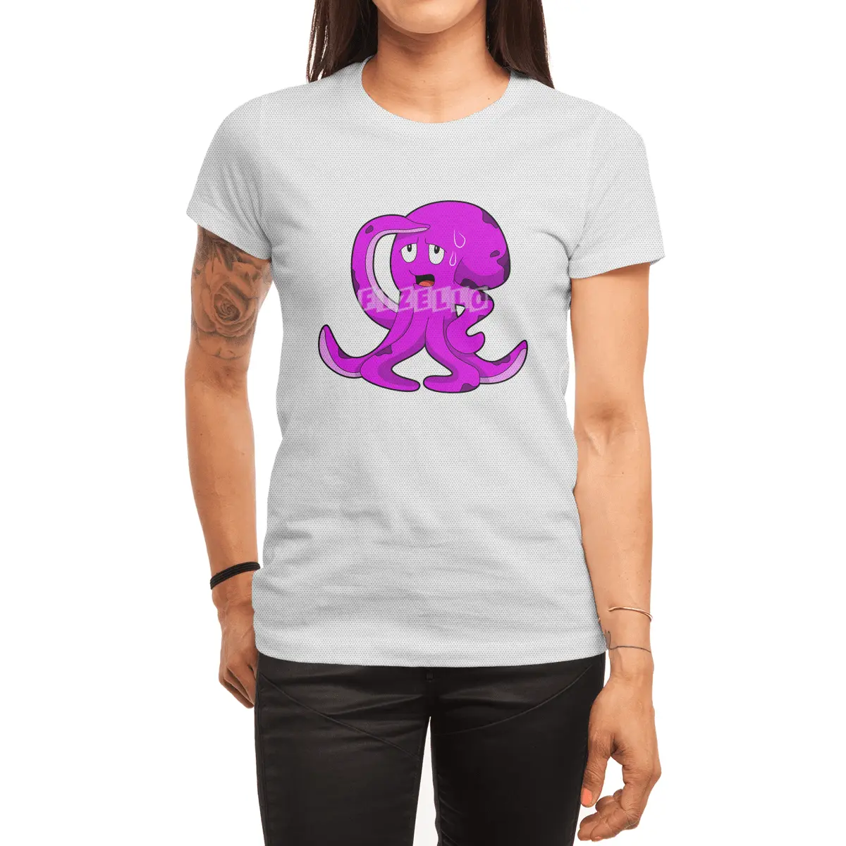 Octopus as Athlete at Sweating Spor T-Shirt