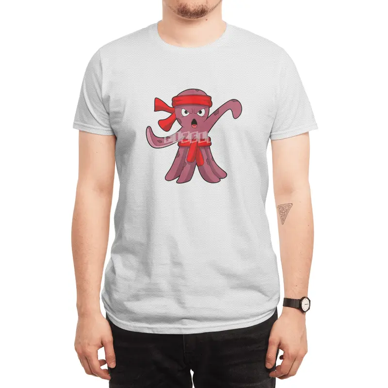 Octopus at Martial arts Karate Spor T-Shirt