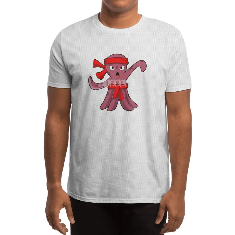 Octopus at Martial arts Karate Spor T-Shirt