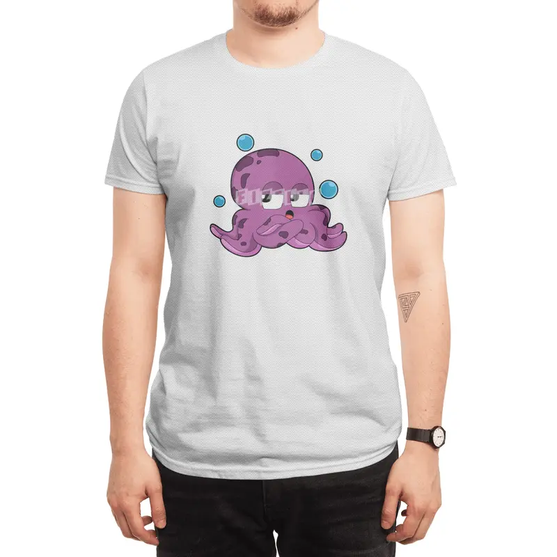 Octopus with Air bubbles Spor T-Shirt