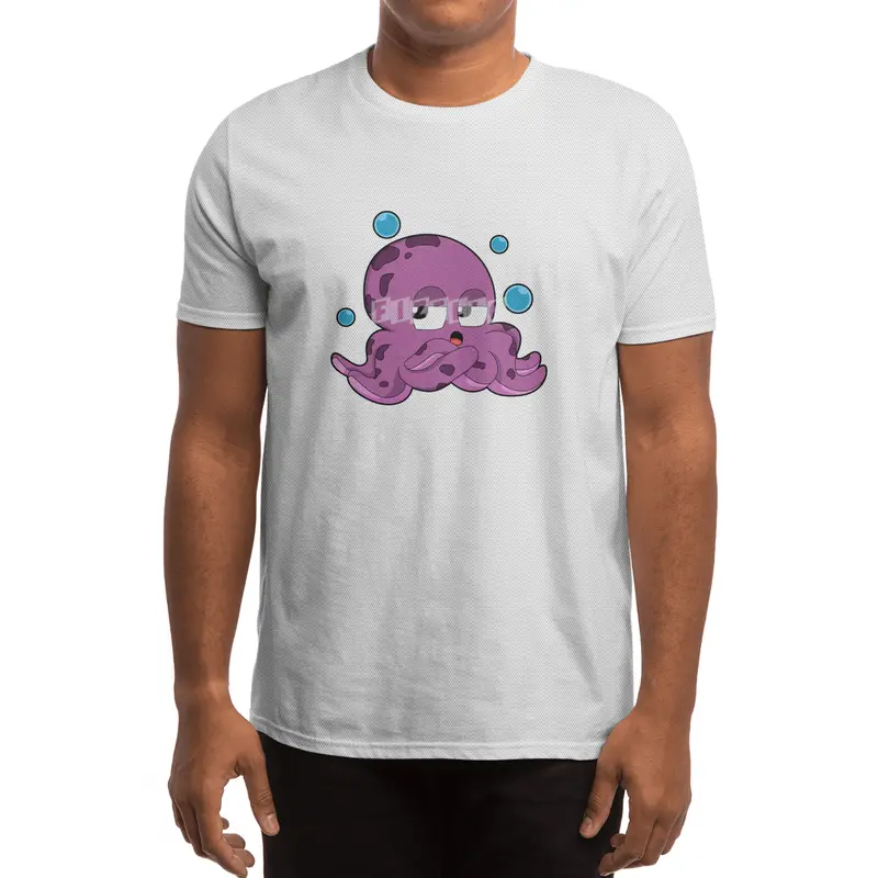 Octopus with Air bubbles Spor T-Shirt