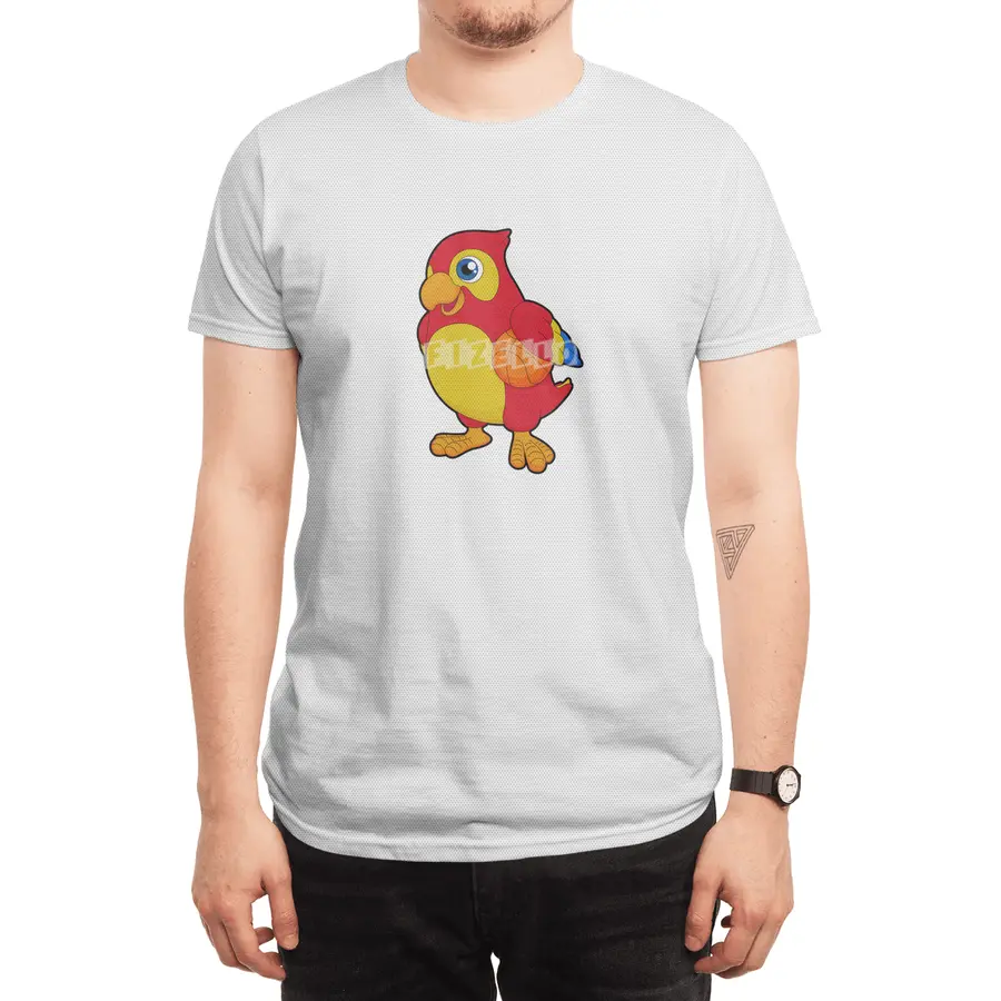 Parrot at Basketball Sports Spor T-Shirt