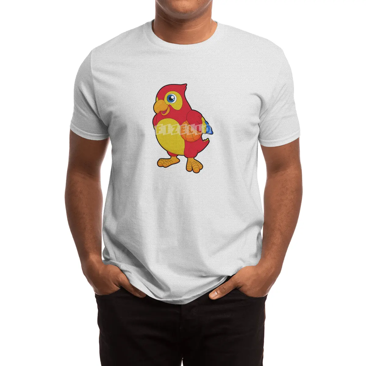 Parrot at Basketball Sports Spor T-Shirt