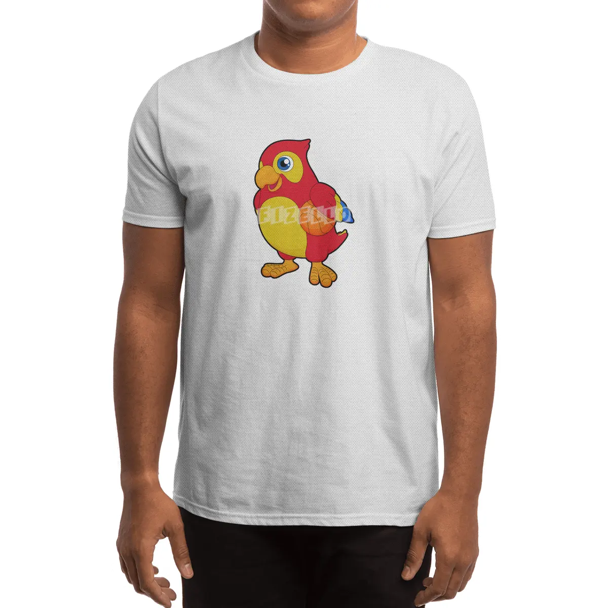 Parrot at Basketball Sports Spor T-Shirt