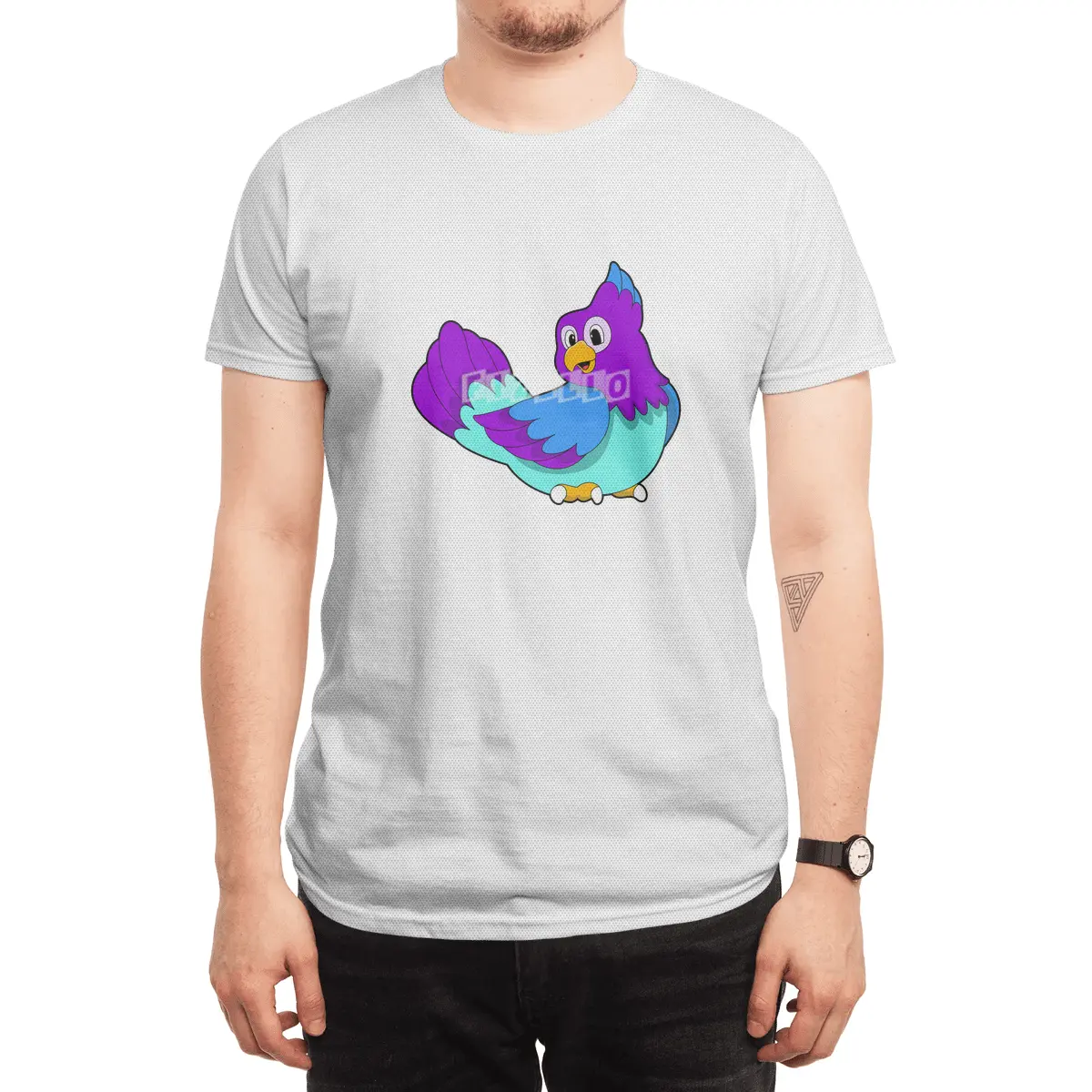 Parrot blue Spor T-Shirt