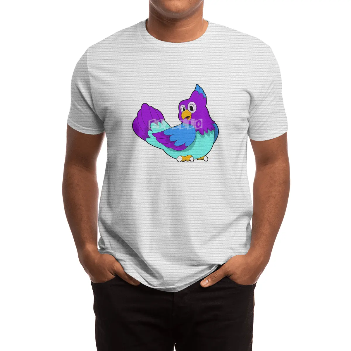 Parrot blue Spor T-Shirt