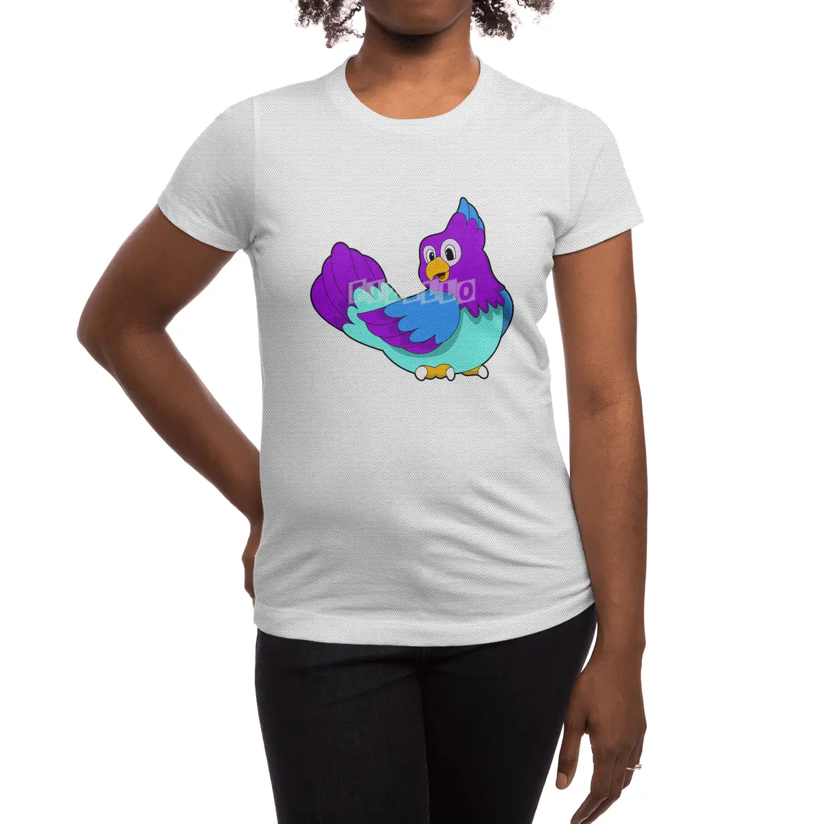 Parrot blue Spor T-Shirt